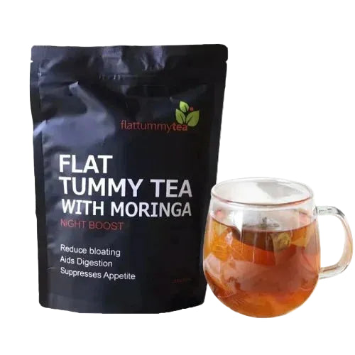 Flat tummy tea with moringa