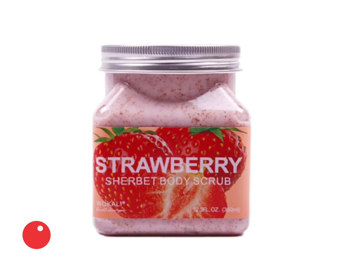 Strawberry sherbet body scrub