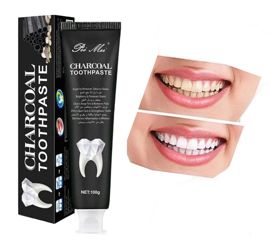 Charcoal coconut toothpaste