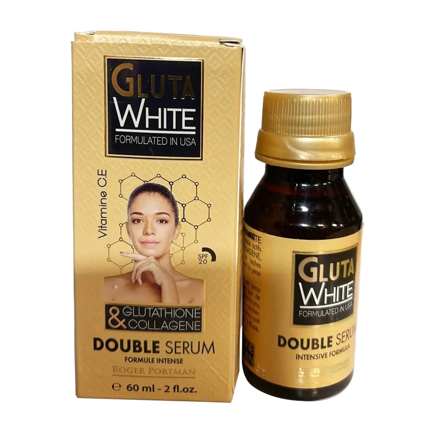Gluta white double serum